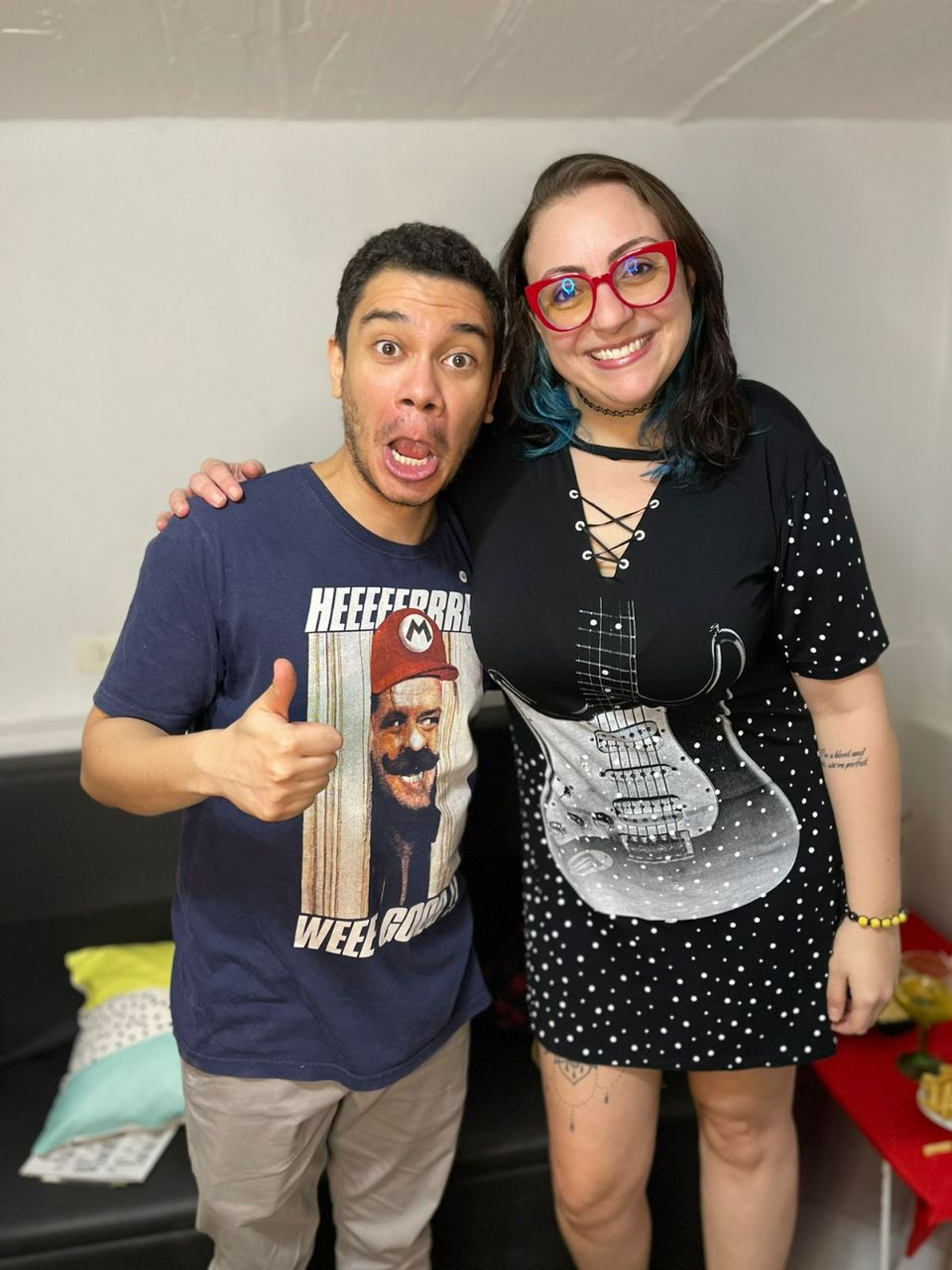 Yasmim com Igor Guimarães